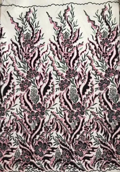 New Wholesale African Lace Fabric 2019 High Quality Lace French Lace Fabric Sequin Velvet Lace Fabric Beautiful wine Color 
New Wholesale African Lace Fabric 2019 High Quality Lace French Lace Fabric Sequin Velvet Lace Fabric Beautiful wine Color