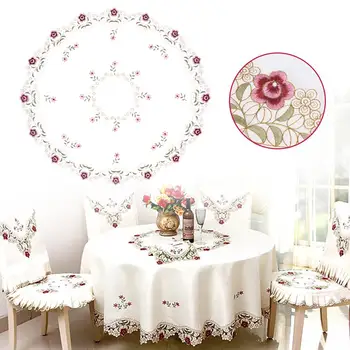 New Rose Round Tablecloth Beige Embroidered Tablecloths Tablecloth Home Kitchen Supplies Table Decoration 45P
New Rose Round Tablecloth Beige Embroidered Tablecloths Tablecloth Home Kitchen Supplies Table Decoration 45P