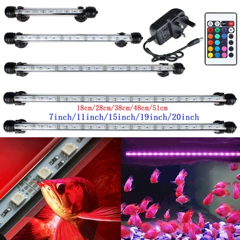 IR Remote Control LED Aquarium Fish Tank 18cm-51cm UK Plug RGB Waterproof LED Bar Light Lamp IP68 Waterproof Submersible D20
IR Remote Control LED Aquarium Fish Tank 18cm-51cm UK Plug RGB Waterproof LED Bar Light Lamp IP68 Waterproof Submersible D20