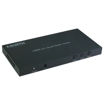 1080P 4X1 HDMI Multi-Viewer HDMI Quad Sn Real Time HDMI Splitter Seamless Switcher with IR Control
1080P 4X1 HDMI Multi-Viewer HDMI Quad Sn Real Time HDMI Splitter Seamless Switcher with IR Control