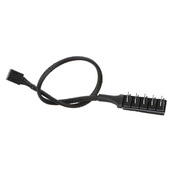 1 To 5 4-Pin Molex TX4 PWM CPU Cooling Fan Splitter Adapter Braided Power Cable T3LB 
1 To 5 4-Pin Molex TX4 PWM CPU Cooling Fan Splitter Adapter Braided Power Cable T3LB