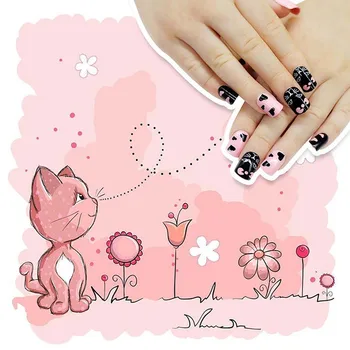 24PCS/Boxed Full Cover short size cute press on nails for kids Different style with a pattern false nails for children with glue
24PCS/Boxed Full Cover short size cute press on nails for kids Different style with a pattern false nails for children with glue