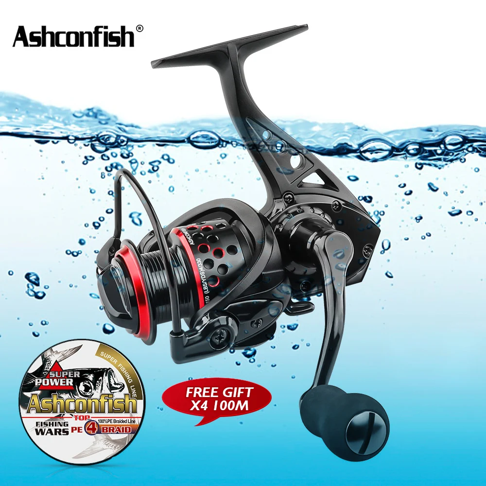 Ashconfish Fishing Reel All Metal Spool 5.0:1 Spinning Reel 8KG Max Drag Stainless Steel Handle Line Spool Fishing takle
Ashconfish Fishing Reel All Metal Spool 5.0:1 Spinning Reel 8KG Max Drag Stainless Steel Handle Line Spool Fishing takle