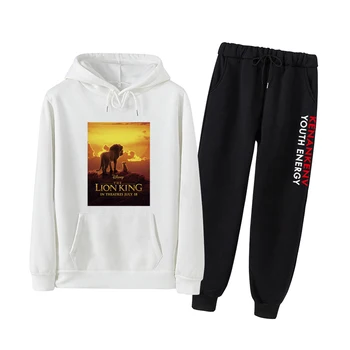 a564 Autumn Winter Fashion Tracksuit Women Splice Fleece lion Print Coat with Hood Two Pieces Set Hoodies Long Pants Suit
a564 Autumn Winter Fashion Tracksuit Women Splice Fleece lion Print Coat with Hood Two Pieces Set Hoodies Long Pants Suit