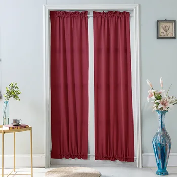 1PC Modern Blackout Curtains Living Room Bedroom Short Double Tube Curtain Sunscreen Window Screening Curtain Drapes
1PC Modern Blackout Curtains Living Room Bedroom Short Double Tube Curtain Sunscreen Window Screening Curtain Drapes