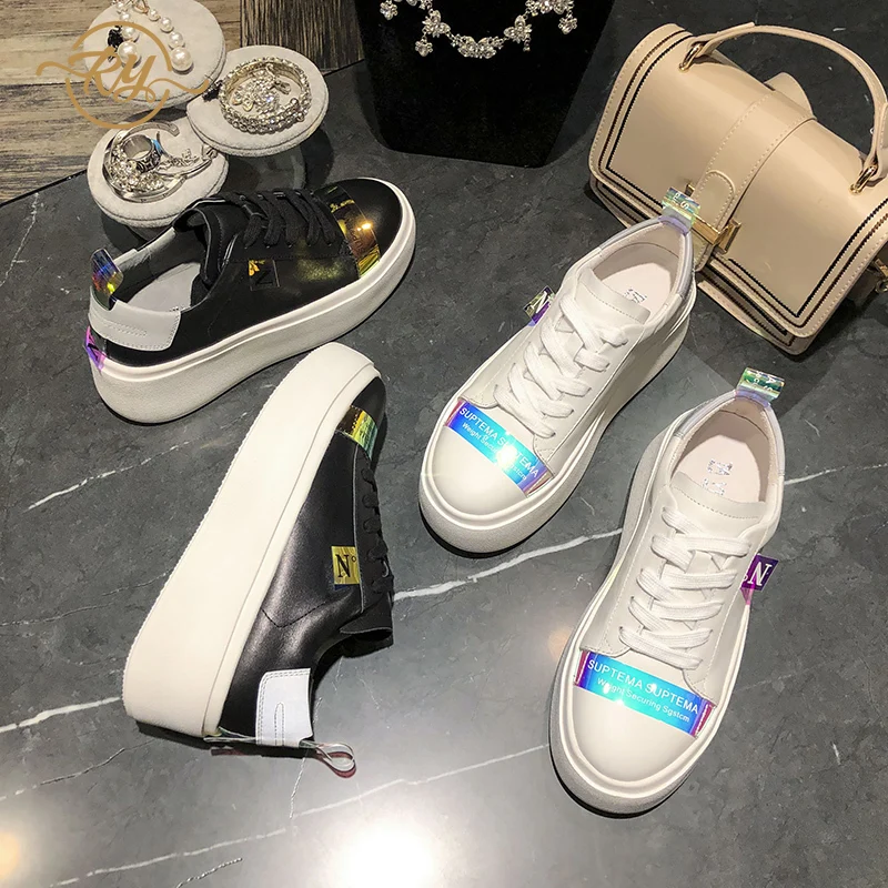 RY-RELAA sneakers women 2018 fashion Genuine Leather white sneakers women ins women casual shoes designer shoes platform shoes
RY-RELAA sneakers women 2018 fashion Genuine Leather white sneakers women ins women casual shoes designer shoes platform shoes