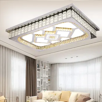 Living room lamp simple modern led ceiling lamp remote control lamp rectangular crystal lamp atmospheric high-grade household
Living room lamp simple modern led ceiling lamp remote control lamp rectangular crystal lamp atmospheric high-grade household