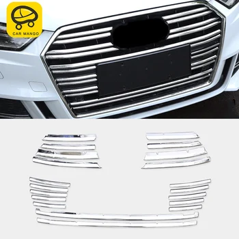 CARMANGO for Audi A3 2017-2019 Car Styling Front Hood Grills Grille Chrome Frame Sticker Cover Trim Exterior Accessories
CARMANGO for Audi A3 2017-2019 Car Styling Front Hood Grills Grille Chrome Frame Sticker Cover Trim Exterior Accessories
