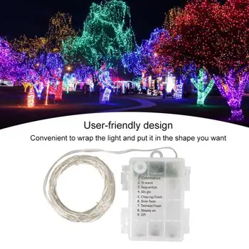 10 m 100 LEDs Waterproof String Light Fairy Bulb Festive Party Ornament Festoon Decoration Light Chain 100-240V New
10 m 100 LEDs Waterproof String Light Fairy Bulb Festive Party Ornament Festoon Decoration Light Chain 100-240V New