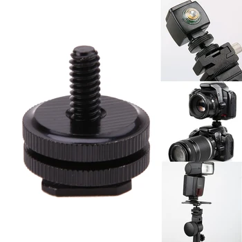 Pro 1/4"-20 Tripod Mount Screw to Flash Camera Hot Cold Shoe Adapter Tripod Plate Screw mount for Camera Flash Tripod Mic
Pro 1/4"-20 Tripod Mount Screw to Flash Camera Hot Cold Shoe Adapter Tripod Plate Screw mount for Camera Flash Tripod Mic