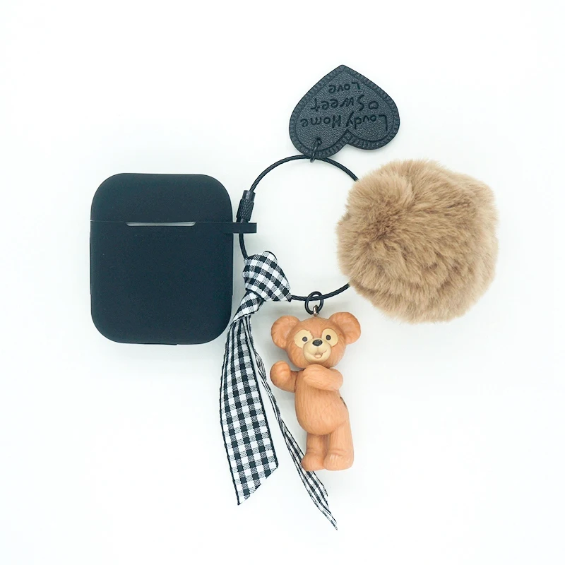 For AirPods Case cute cartoon Acceassories with keychain Protective Cases Silicone cover For Airpods 2 Bluetooth Earphone Case
For AirPods Case cute cartoon Acceassories with keychain Protective Cases Silicone cover For Airpods 2 Bluetooth Earphone Case