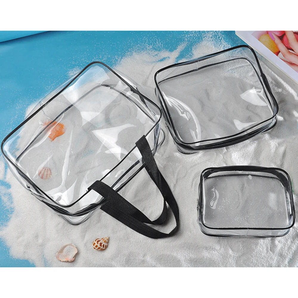 Transparent PVC Bags Travel Organizer Clear Makeup Bag Beautician Cosmetic Bag Toiletry Bag Makeup Pouch Wash Storage Bags 
Transparent PVC Bags Travel Organizer Clear Makeup Bag Beautician Cosmetic Bag Toiletry Bag Makeup Pouch Wash Storage Bags