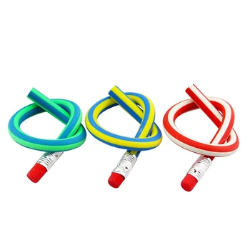 Flexible Soft Pencil With Eraser Colorful Magic Flexible Pencil Bendable Pencil Stationery Student Pencils School Office Supply
Flexible Soft Pencil With Eraser Colorful Magic Flexible Pencil Bendable Pencil Stationery Student Pencils School Office Supply