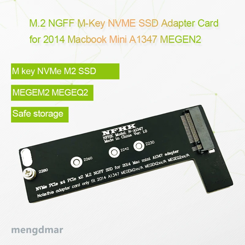 M key NVMe M2 SSD to For Apply Mac Mini 2014 A1347 MEGEN2 MEGEM2 MEGEQ2 adapter PCI express NGFF 760P 600P riser card
M key NVMe M2 SSD to For Apply Mac Mini 2014 A1347 MEGEN2 MEGEM2 MEGEQ2 adapter PCI express NGFF 760P 600P riser card
