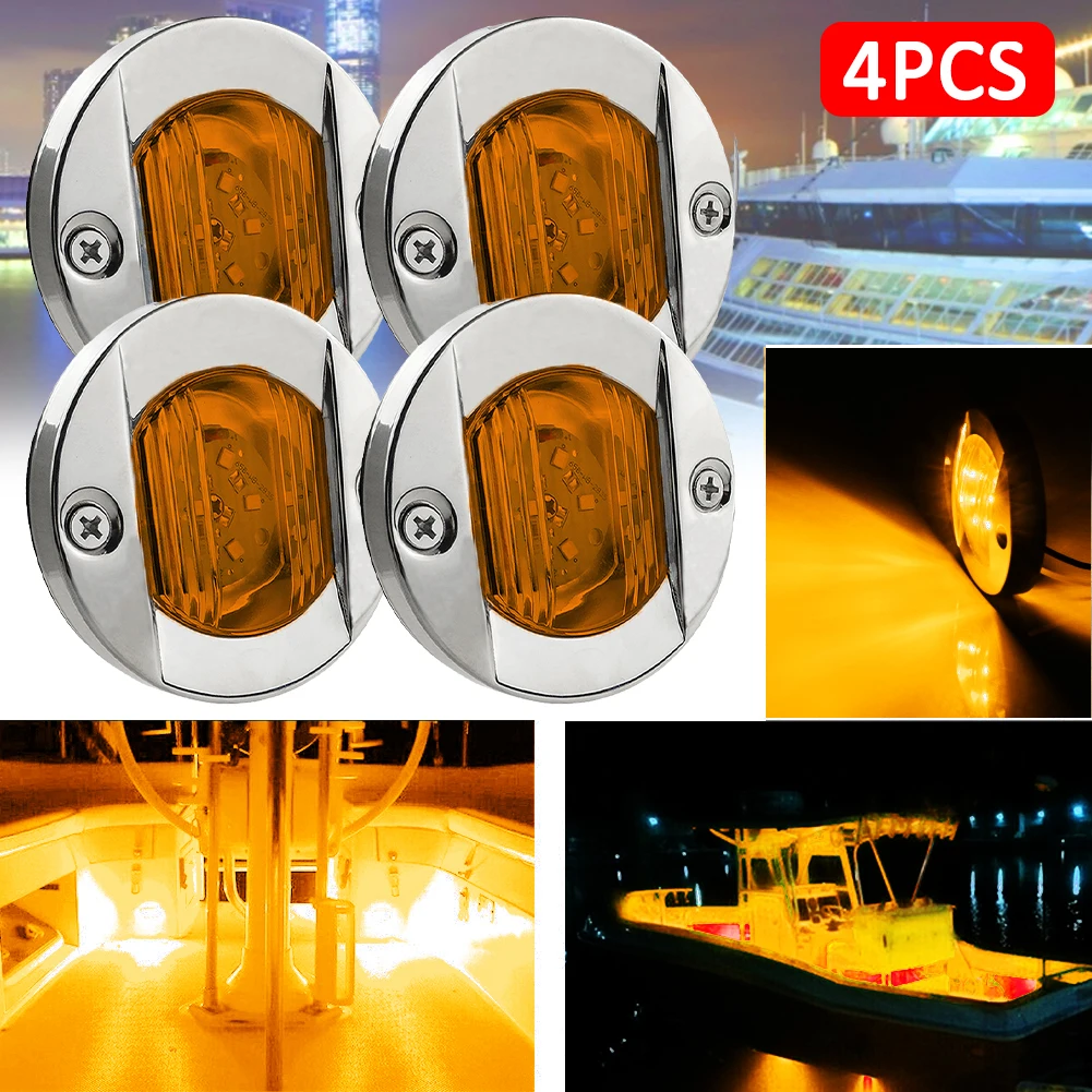 5 types DC 12V Marine Boat Transom LED Stern Light Round Stainless Steel Cold LED Tail Lamp Yacht Accessories Waterproof
5 types DC 12V Marine Boat Transom LED Stern Light Round Stainless Steel Cold LED Tail Lamp Yacht Accessories Waterproof