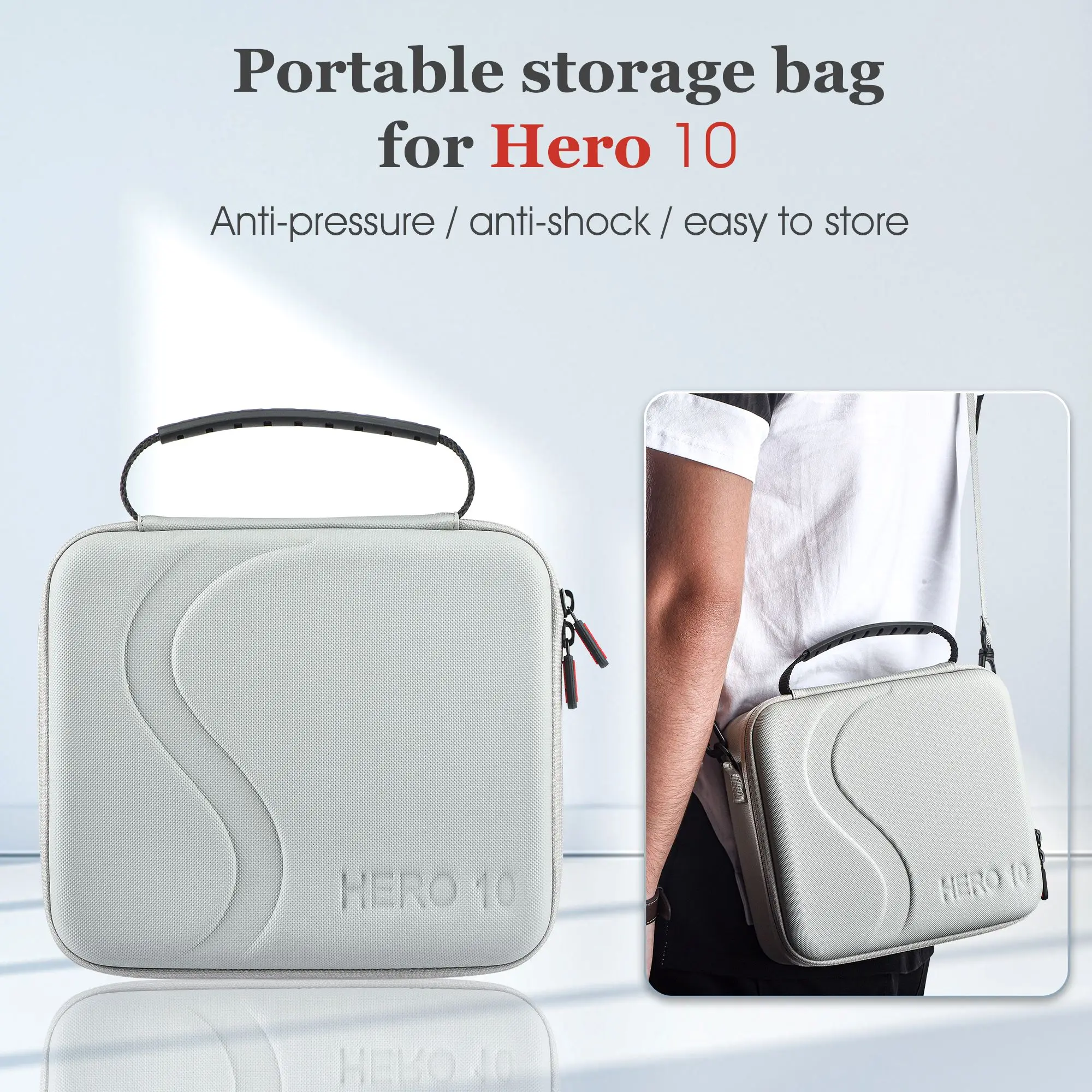 Portable Storage Bag Waterproof Carrying Case PU Travel Shoulder Bag for Gopro Hero 10 9 Camera Accessories Protector Handbag
Portable Storage Bag Waterproof Carrying Case PU Travel Shoulder Bag for Gopro Hero 10 9 Camera Accessories Protector Handbag