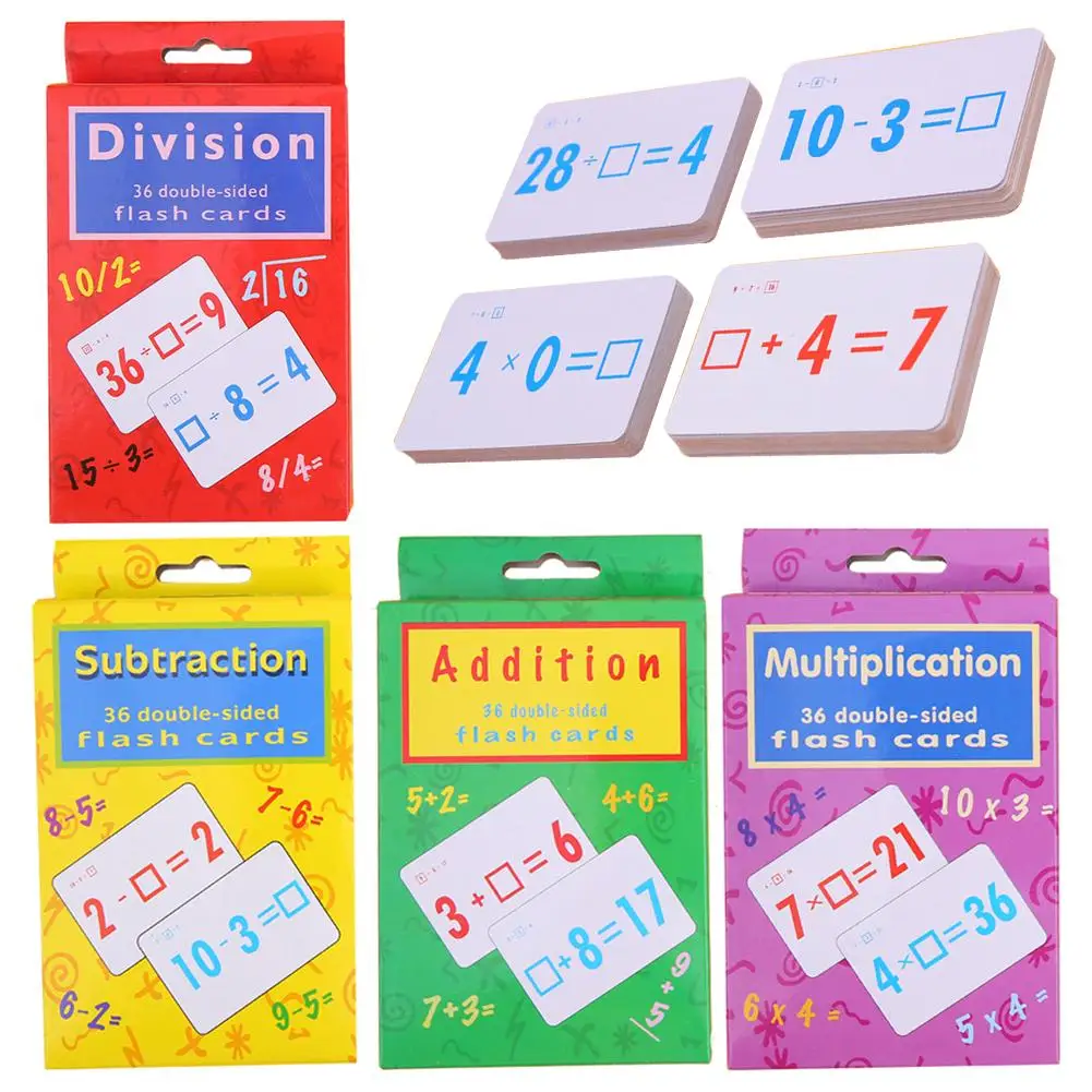 Division Addition Operation Flashcard Math Learning Education Kids Toy Improve children's arithmetic skills
Division Addition Operation Flashcard Math Learning Education Kids Toy Improve children's arithmetic skills