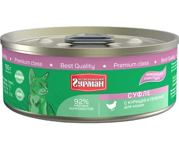 Quadrupeds quadrupeds GOURMET Gourmet Souffle adult cats with chicken liver and 100 g
Quadrupeds quadrupeds GOURMET Gourmet Souffle adult cats with chicken liver and 100 g