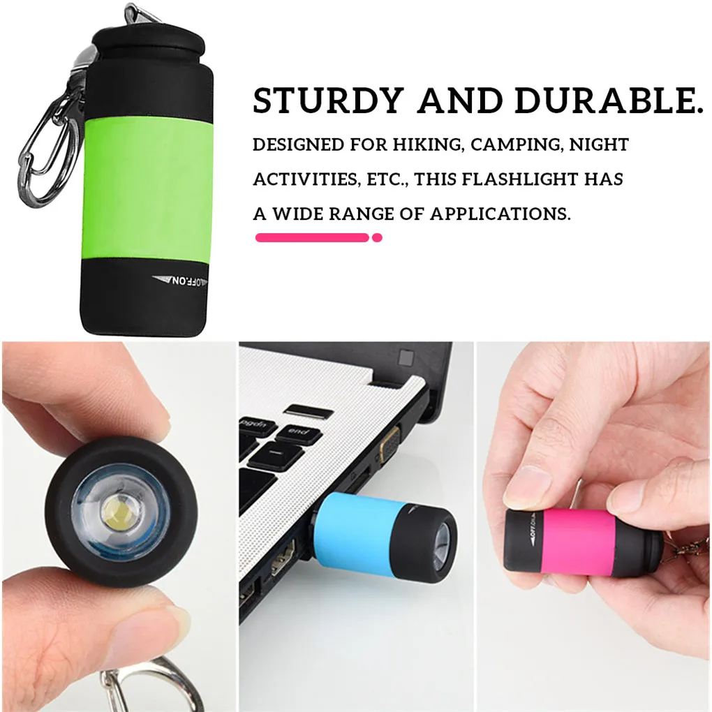 Outdoor LED Mini Flashlight Portable Key Chain Torch Outdoors Tools Waterproof USB Rechargeable Hiking Camping Flashlights
Outdoor LED Mini Flashlight Portable Key Chain Torch Outdoors Tools Waterproof USB Rechargeable Hiking Camping Flashlights