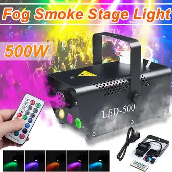 Colorful Fog Machine Smoke Machine Rgb Led Stage Light With Remote Controller Bar Disco DJ Party
Colorful Fog Machine Smoke Machine Rgb Led Stage Light With Remote Controller Bar Disco DJ Party