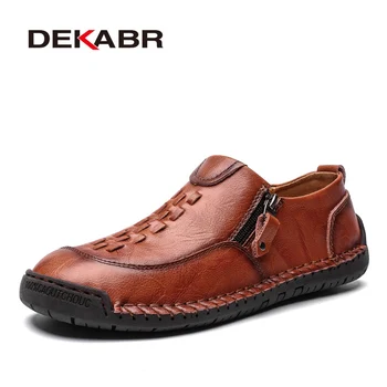 DEKABR Handmade Genuine Leather Men Casual Shoes Brand Soft Loafers Comfortable Driving Shoes Moccasins Oxford Flats Size 39~48
DEKABR Handmade Genuine Leather Men Casual Shoes Brand Soft Loafers Comfortable Driving Shoes Moccasins Oxford Flats Size 39~48
