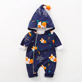 Cute Autumn Baby Girl Boy Casual Hoodie Romper Infant Animal Print Long Sleeve Jumpsuit Outfits New Arrival
Cute Autumn Baby Girl Boy Casual Hoodie Romper Infant Animal Print Long Sleeve Jumpsuit Outfits New Arrival