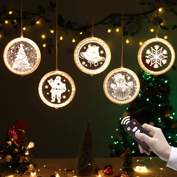 3d Christmas Led Holiday Light Santa Jingling Bell Snowflake Snowman Window Decorations Lights Children Gift Kids Toys
3d Christmas Led Holiday Light Santa Jingling Bell Snowflake Snowman Window Decorations Lights Children Gift Kids Toys