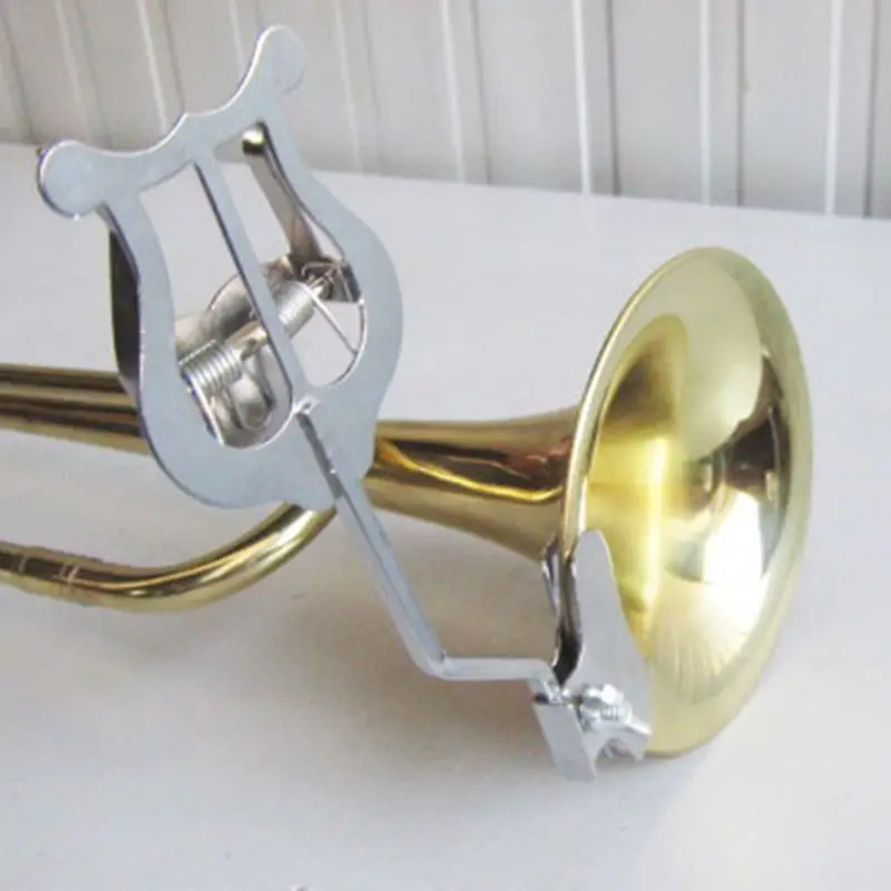 Trumpet Trombone Sheet Music Clip Stainless Steel Trumpeter Lyre Sheet Music Clamp-On Holder
Trumpet Trombone Sheet Music Clip Stainless Steel Trumpeter Lyre Sheet Music Clamp-On Holder