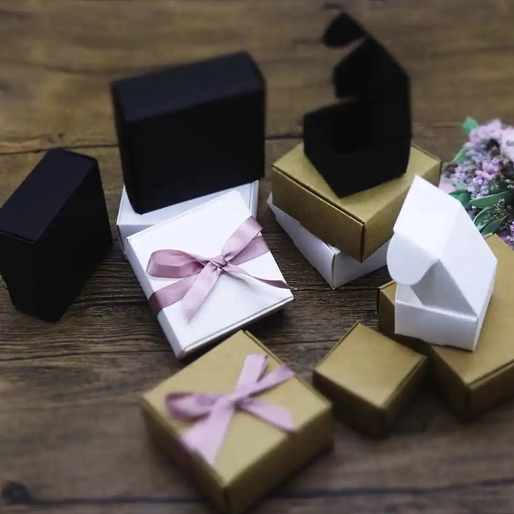 party decor christmas 10pcs 350g cardboard gift box candy boxes
