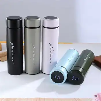 500ml Stainless Steel Intelligent Thermal Insulation Vacuum Flask Bottle Thermo Coffee Cup Mug Temperature Display Travel Cup
500ml Stainless Steel Intelligent Thermal Insulation Vacuum Flask Bottle Thermo Coffee Cup Mug Temperature Display Travel Cup