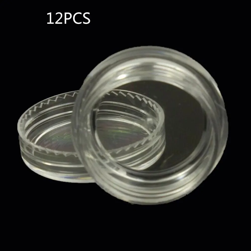 12PCS Small Empty Clear Plastic Sample Travel Jar Containers Round Cosmetic Makeup Glitter Powerd Container
12PCS Small Empty Clear Plastic Sample Travel Jar Containers Round Cosmetic Makeup Glitter Powerd Container