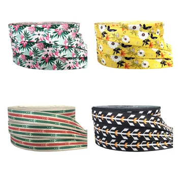 10 Yard 5/8" 15mm Flower Leaf Arrow Print Shiny Fold Over Elastics FOE Spandex Band Hair Tie Headband Dress Lace Trim Sewing
10 Yard 5/8" 15mm Flower Leaf Arrow Print Shiny Fold Over Elastics FOE Spandex Band Hair Tie Headband Dress Lace Trim Sewing