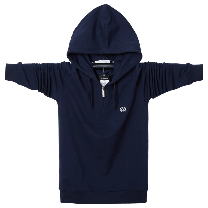 Большие размеры 6xl 5xl 4xl свитшот на молнии с капюшоном Мужские 2019 весенние
