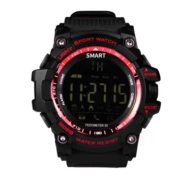 EX16 IP67 Waterproof Smart Watch Bluetooth Clock Notification Remote Control Pedometer Sport Watch Men's Wristwatch
EX16 IP67 Waterproof Smart Watch Bluetooth Clock Notification Remote Control Pedometer Sport Watch Men's Wristwatch