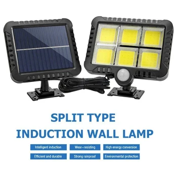 120COB LED Outdoor Wall Light Waterproof Solar Led Light with Motion Sensor Wall Solar Power Lights for Street Path Wall Lamp
120COB LED Outdoor Wall Light Waterproof Solar Led Light with Motion Sensor Wall Solar Power Lights for Street Path Wall Lamp