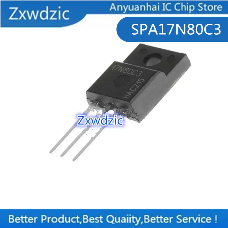 

10pcs 100% New Imported Original 17N80C3 SPA17N80C3 TO-220F SPP17N80C3 TO-220 SPW17N80C3 TO-247 Power Transistor