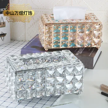 Ins tissue boxes and paper boxes crystal metal gold creative home living room tea table tabletop storage
Ins tissue boxes and paper boxes crystal metal gold creative home living room tea table tabletop storage