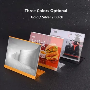 120*150mm L Shaped Slanted Sign Holder Literature Flyer Display Stand Photo-Sign Holder Self-Standing Ad Frame
120*150mm L Shaped Slanted Sign Holder Literature Flyer Display Stand Photo-Sign Holder Self-Standing Ad Frame