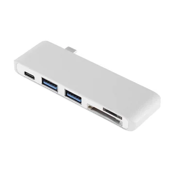 Hub Type-C Adapter USB 3.0 Combo SD/TF Card For MacBook Pro 5 in 1 Multiport New
Hub Type-C Adapter USB 3.0 Combo SD/TF Card For MacBook Pro 5 in 1 Multiport New
