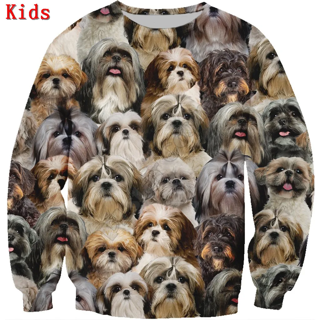 You Will Have A Bunch Of Shih Tzus 3D Printed Hoodies Boy Girl Long Sleeve Shirts Kids Animal Sweatshirt
You Will Have A Bunch Of Shih Tzus 3D Printed Hoodies Boy Girl Long Sleeve Shirts Kids Animal Sweatshirt