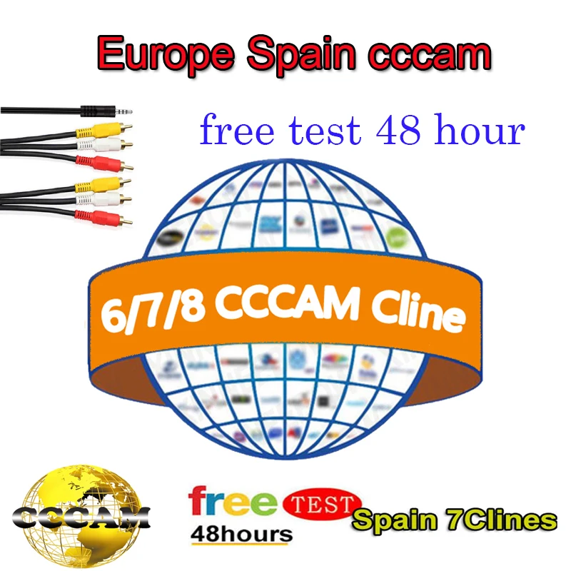 Freesat wifi Spain Line CCCams for 2year 6/7/8 lines Freesat V7 Receptor most stable CCCam Server Satellite Receiver CCCam Cline
Freesat wifi Spain Line CCCams for 2year 6/7/8 lines Freesat V7 Receptor most stable CCCam Server Satellite Receiver CCCam Cline