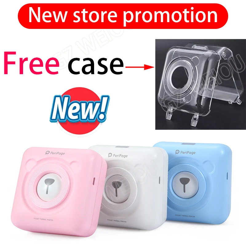 PeriPage 58mm Mini Portable Bluetooth Wireless Photo Printer Pocket Thermal Printing USB Connection POS Thermal Photo Printer
PeriPage 58mm Mini Portable Bluetooth Wireless Photo Printer Pocket Thermal Printing USB Connection POS Thermal Photo Printer
