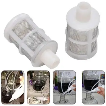 2Pc Stainless Steel Red Wine Homebrew Inching Siphon Filter For Beer Brewing Making Mesh Plastic For Filtering Bottling Supplies
2Pc Stainless Steel Red Wine Homebrew Inching Siphon Filter For Beer Brewing Making Mesh Plastic For Filtering Bottling Supplies