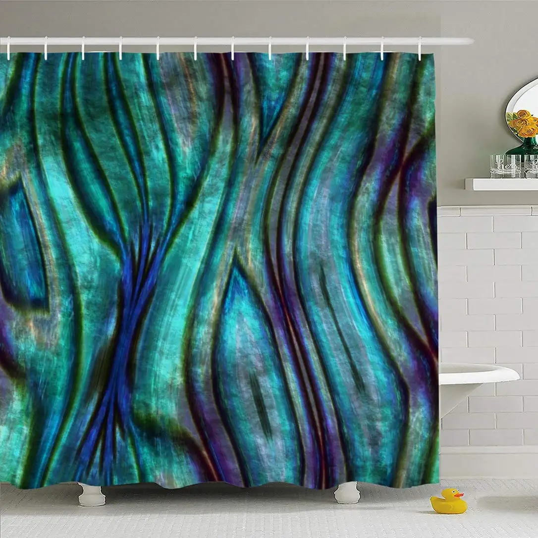 Shower Curtain Set with Hooks 66x72 Abalone Texture Colorful Design Decoration Abstract Shell Pearl Rainbow Textures Vintage
Shower Curtain Set with Hooks 66x72 Abalone Texture Colorful Design Decoration Abstract Shell Pearl Rainbow Textures Vintage