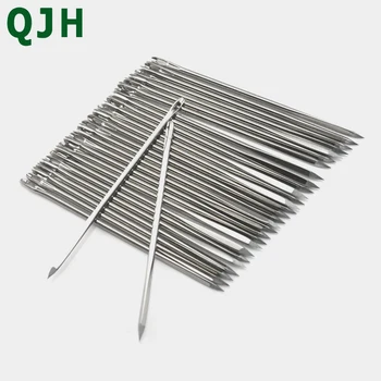 3Sizes 4.8cm 5.8cm 7cm leather sewing needle Stainless Steel Handy Needles Canvas Leather Sewing Stitching Tool
3Sizes 4.8cm 5.8cm 7cm leather sewing needle Stainless Steel Handy Needles Canvas Leather Sewing Stitching Tool
