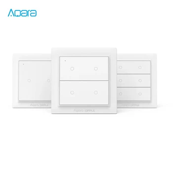 Aqara ZigBee Smart Wall Switch 2 /4 /6 Way Panel Button Switch Flexible Installation 3.0 Wireless Control Smart Light Switch
Aqara ZigBee Smart Wall Switch 2 /4 /6 Way Panel Button Switch Flexible Installation 3.0 Wireless Control Smart Light Switch