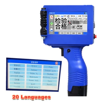 12.7mm Printer 20 Languages Thermal Printer Label Handheld Inkjet Printer Variable QR Bar Batch Code Date Logo Expiry Date
12.7mm Printer 20 Languages Thermal Printer Label Handheld Inkjet Printer Variable QR Bar Batch Code Date Logo Expiry Date