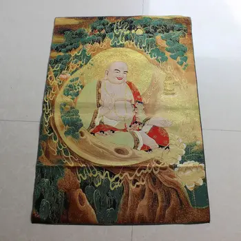 Tangka decorative painting hanging Maitreya Buddha portrait
Tangka decorative painting hanging Maitreya Buddha portrait