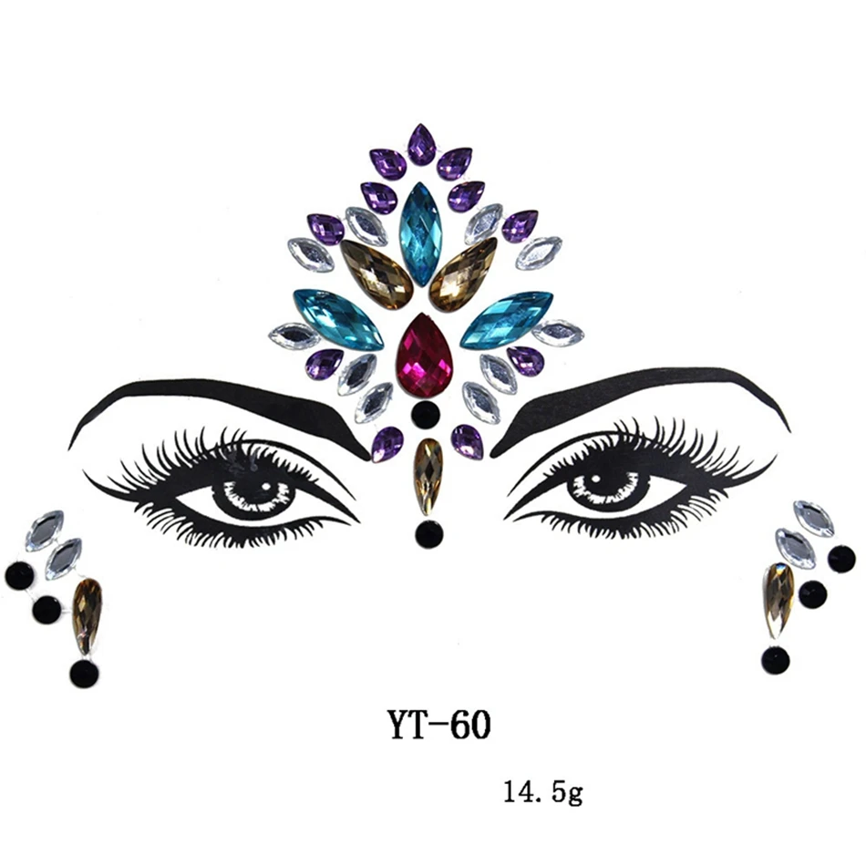 Temporary Tattoo Waterproof Face Sticker Make Up Adhesive Body Art Gems Rhinestone Stickers For Eye Decal Bride Festival Party
Temporary Tattoo Waterproof Face Sticker Make Up Adhesive Body Art Gems Rhinestone Stickers For Eye Decal Bride Festival Party