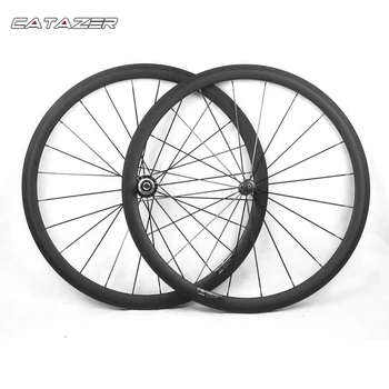 1 Pair Carbon Bicycle Wheelset Campy Body 700C 23/25mm Wide 38mm 50mm 60mm 88mm R36 Hub Road Bike Basalt Brake Surface Wheels 
1 Pair Carbon Bicycle Wheelset Campy Body 700C 23/25mm Wide 38mm 50mm 60mm 88mm R36 Hub Road Bike Basalt Brake Surface Wheels